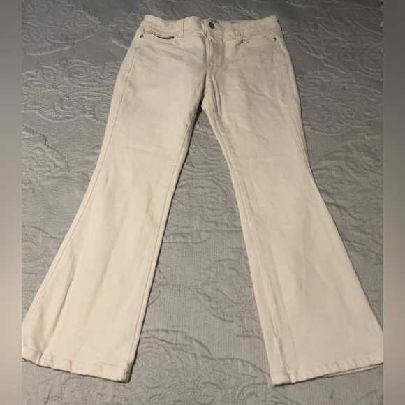 J. Jill Denim - J. Jill Cream Straight Leg Jeans Timeless Design modern slim boot cut